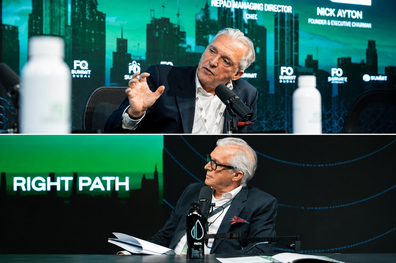 Nick Ayton speaking at FO Summit Dubai and Right Path